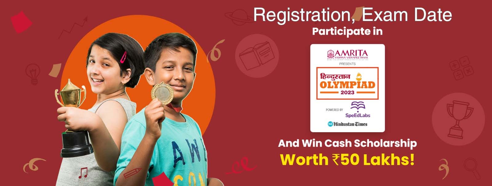 Click to fill Hindustan Olympiad 2023 registration form and get information about last date, exam date, fees, result dates here.